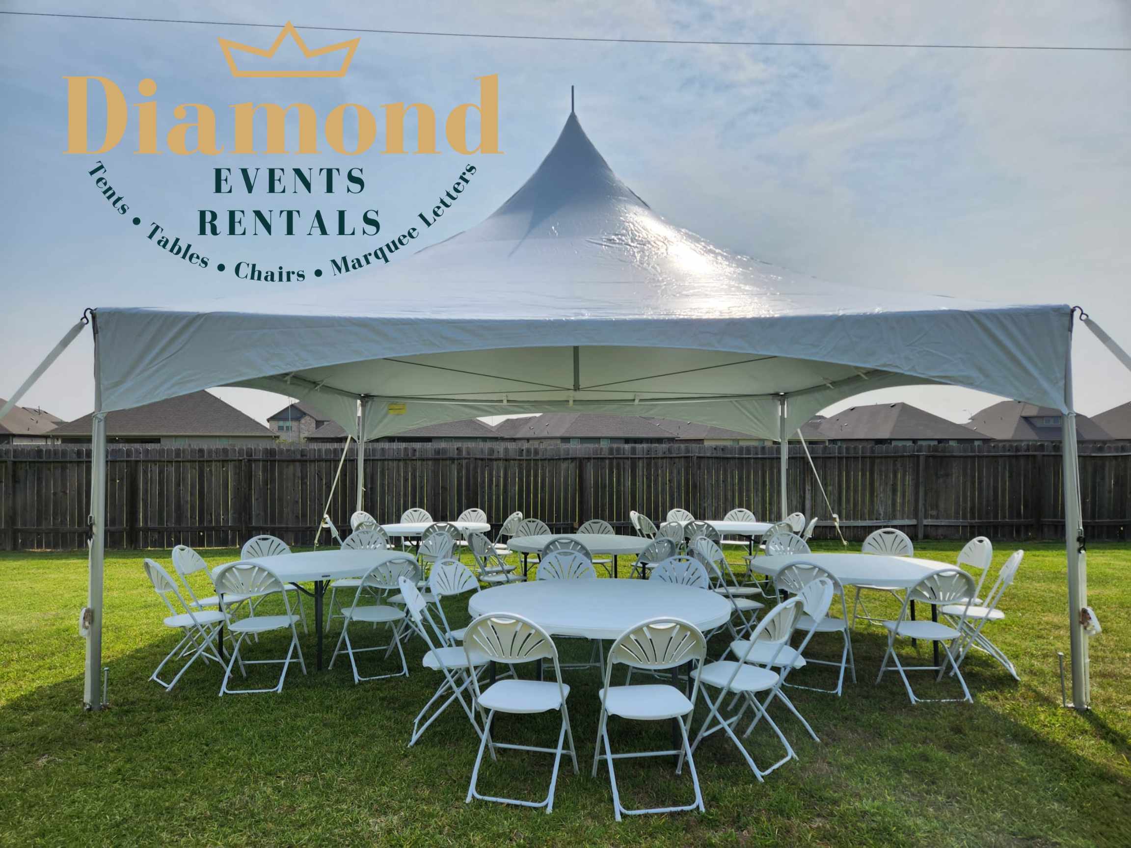 Diamond Events Rentals event display