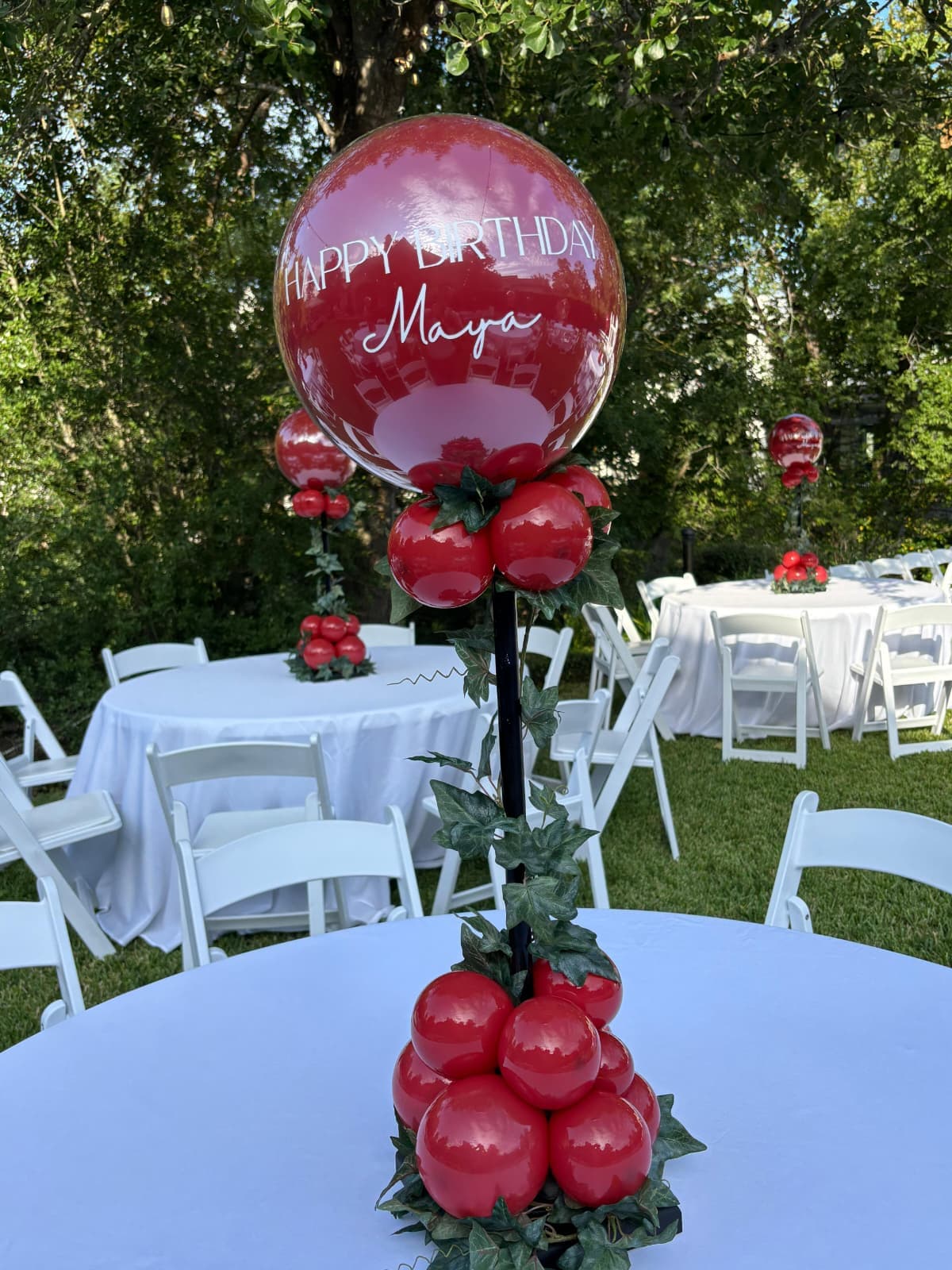 Balloon Centerpieces